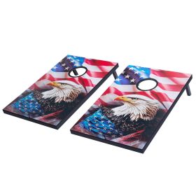 Cornhole Set, 3x2 ft Corn Hole Game Boards, MDF Wood Portable Toss Board, Indoor and Outdoor Cornhole Play for Adults