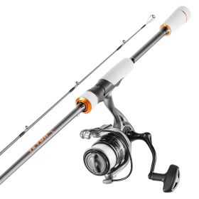 Rod and Fishing Reel Combo, IM7 Carbon Fiber Spinning Rod and Reel Combo, Bass Fishing Pole with 7 ft Two-Piece Rods, 7+1 Ball Bearings, EVA Handle