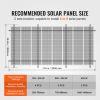 2-Set Solar Panel Mounting Brackets, 30°-60° Adjustable Multi-Pieces Solar Panel Brackets for 4-8PCS Solar Panels