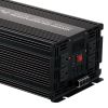 4000W Power Inverter, 12V DC to 120V AC Modified Sine Wave Inverter, Solar Car Charger Converter with LCD Display, Remote Control, 2 USB Ports